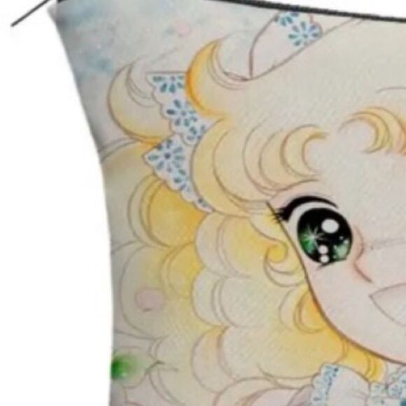 Candy Candy Makeup Accessories Holder Pencil School Zipper Bags Large NWT Anime - Picture 9 of 9